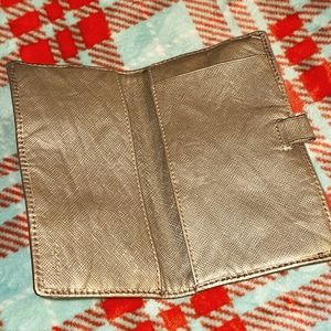 coach check book holder/wallet